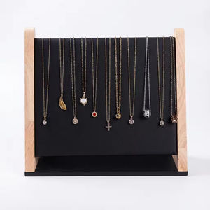 Présentoir en bois pour bijoux en gros, organisateur de bijoux, support de présentation pour colliers et bracelets pour magasins - Product Image 2