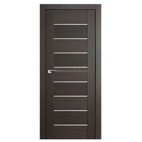 Porte intérieure à prix compétitif Porte en bois design à double porte fiable avec serrure intelligente