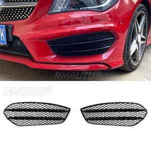 ฝาครอบกระจังหน้ากันชนหน้าสีดำเงาสำหรับ Mercedes-Benz CLA-Class C117 CLA200 220 CLA45 AMG 2013-2015 แต่งรถ - Product Image 1