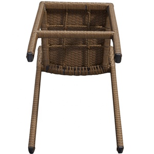 Moderne Meubles De Jardin En <span class=keywords><strong>Osier</strong></span> Rotin Extérieur <span class=keywords><strong>Chaise</strong></span> Haute Tabouret - Product Image 5
