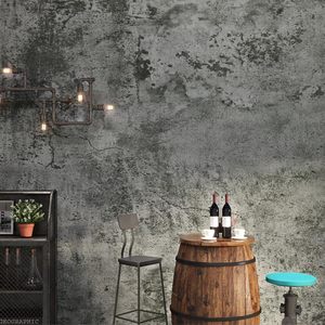 Rouleaux <span class=keywords><strong>de</strong></span> papier peint en <span class=keywords><strong>ciment</strong></span> noir 15,75 x 196,8 pouces, panneaux muraux, autocollants muraux intérieurs, papier peint PVC 3D pour cuisine, salle <span class=keywords><strong>de</strong></span> bain, carrelage - Product Image 6