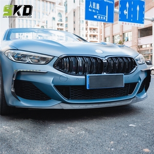 Divisor frontal para <span class=keywords><strong>BMW</strong></span> <span class=keywords><strong>Serie</strong></span> <span class=keywords><strong>8</strong></span> 2020 + G14 G15 G16 Kit de cuerpo de estilo X de fibra de carbono seco Divisor de labios delantero - Product Image 5