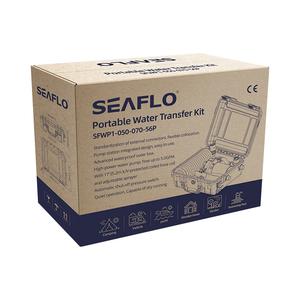 SEA FLO <span class=keywords><strong>Pompe</strong></span> à pression électrique intelligente portable de haute qualité avec boîtier extérieur étanche, kit de lavage puissant - Product Image 2