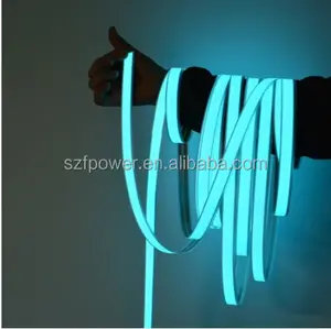 מותאם אישית רב צבע דקורטיבי גזיר electroluminescent el תאורה אחורית גמיש led el פנל גיליון עם DC מהפך