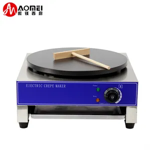 Commercial Automatic Pancake Maker Machine Crepe Makers Hot Plate Industrial Electric Crepe Making Machine Rotating Crepe Maker