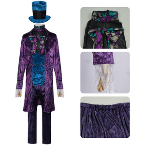 Costume violet du roi : <span class=keywords><strong>Cosplay</strong></span> d'Halloween, Costume de scène pour jeu de rôle de personnage d'anime/<span class=keywords><strong>manga</strong></span> - Product Image 4