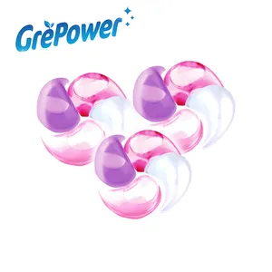 Liby Grepower ultra clean bulk 4 in 1 liquid laundry soap detergent capsule pods laundry capsules scented booster beads