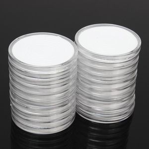 40 Mm 46 Mm Ronde Munten Verzamelen Containers Dozen Plastic Clear Coin Capsules Houders Opslag - Product Image 5