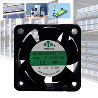 POWERYEAR 4028 5V 24V DC 12V 0.26A AC EC 4028 40X40X28MM 4CM Violent Double Roulement À Billes PWM Serveur Convertisseur Ventilateur De Refroidissement