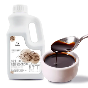 Süt çay ve fırın dükkanları için Doking premium 1.6L doğa konsantre çikolata şurubu (6 kez) - Product Image 5