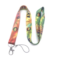 Correas para Celular Marley Rasta Ecológicas y Coloridas de Poliéster con Colgantes, Gancho Metálico, Cordón para el Cuello, Llavero, Collar, Porta Tarjetas