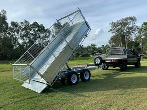 <span class=keywords><strong>Remolque</strong></span> de camión estándar australiano WMI, <span class=keywords><strong>remolque</strong></span> volquete <span class=keywords><strong>basculante</strong></span> hidráulico <span class=keywords><strong>con</strong></span> freno eléctrico de doble eje - Product Image 2