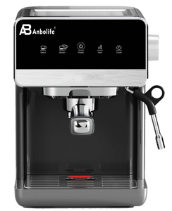 เครื่องชงกาแฟเอสเพรสโซ่ไฟฟ้า Anbolife รุ่นใหม่ 19 บาร์ แบบตั้งโปรแกรมได้ สำหรับธุรกิจร้านกาแฟและใช้ในครัวเรือน - Product Image 1