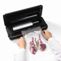 Chambre de compostage non réutilisable Pre Eco Heavy VP215, grande capacité, refermable, 3 pièces, PowerXL, compostable, gaufré, compatible lave-vaisselle