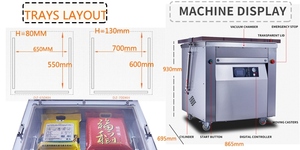 1kg 2kg 5kg 10kg gạo chân không gạch hình dạng máy đóng gói chân không đóng gói gạo máy - Product Image 4