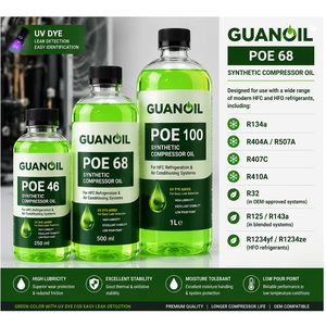 OEM <span class=keywords><strong>PAG</strong></span> POE 46 HFO-1234yf R-134a Kältemittelöl 8 oz 237ML Auto Klimaanlage A/C R134a PAG46 POE46 Kompressoröl - Product Image 6