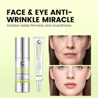 Coffrets de Soins Visage Anti-rides au Rétinol et Peptides à Marque Blanche : Sérum Facial et Crème Contour des Yeux
