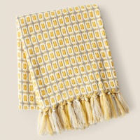 Couverture multifonctionnelle faite à la main avec pompon, 1 pièce, vente directe d'usine, couverture personnalisée de haute qualité
