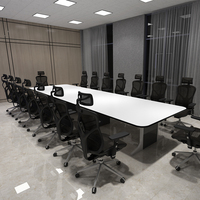 Table de conférence motorisée ergonomique et durable à hauteur réglable avec écran intégré et montage facile pour salles de réunion modernes