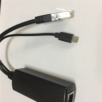 Séparateur Micro USB chaud 100Mbps commutateur Gigabit répartiteur PoE injecteur Rj45 adaptateur Ethernet double Port 5V 2.4A 3.5A répartiteur Poe