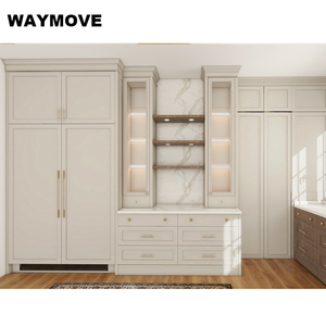 Armários de Cozinha com Design Moderno Estilo Shaker, Laminação, Dobradiças, Painel de Melamina, Gabinete, Pia, Torneira, Corrediça de Gaveta, Cesto - Product Image 3