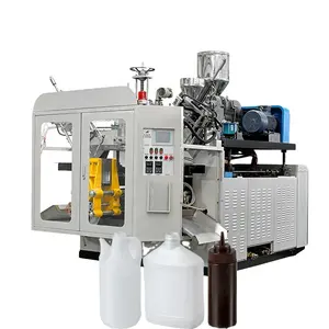 Single stage 1l new pet pe cheap price automatic bottle extrusion molding blowing machine for cleaning supplies