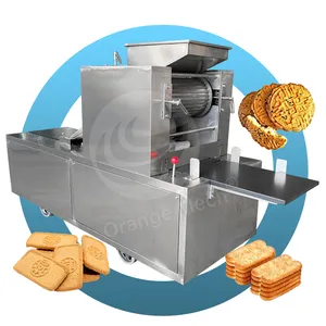 Máquina de biscoito de pão curto, molde de biscoitos, máquina comercial automática durável, walnut, máquina de biscoito