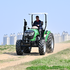 Potente Mini Tractor 4x4 de 70HP en Venta |   Maquinaria Agrícola de Uso Pesado, Dirección Hidráulica, Cabina con Aire Acondicionado, Bomba de Motor Multifuncional - Product Image 3