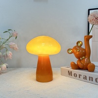 Lampe de chevet décorative de style américain, à bouton-poussoir, à intensité variable, à piles, flexible, lampe de table de luxe, ambiance crème