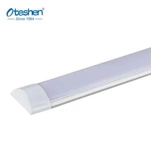 Tubo led plateado de aluminio, 2 pies, 3 pies, 4 pies, 5 pies, 18w, 36W, accesorio de Luz lineal, luz de listón led para supermercado