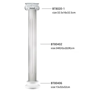 Roman Column Patterns Waterproof Decals Oil-proof Smooth Removable