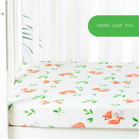 Drap de lit pour bébé en coton 100% Muslin Tree, doux pour la peau, imprimé personnalisé, confortable, drap-housse pour bébé