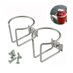 Portavasos de barco de acero inoxidable pulido de alta calidad, soportes de bebidas marinas para yate marino, camión, RV, remolque de coche, Hardware - Product Image 6
