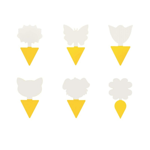 Piège à mouches collant jaune jetable en gel, en plastique, pour balcon, plantes, mouches à fruits, fourmis, lutte antiparasitaire domestique - Product Image 1