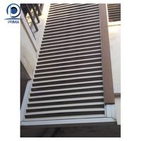 Panneaux de persiennes extérieures en aluminium Prima de 4 pouces