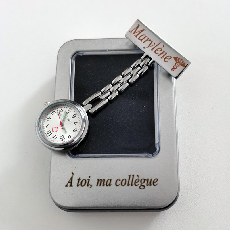 Personalised Engraved With Your Name Nurses Watch Hanging Medical