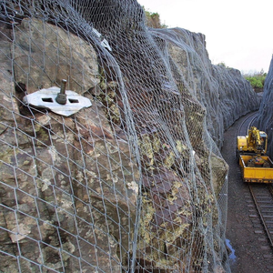 Professional Customized Flexible Slope Protection <strong>Net</strong> Anti Rockfall Barrier <strong>Net</strong> Mountain Active Protection <strong>Safety</strong> <strong>Net</strong> - Product Image 1