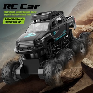 Coche de Control Remoto, Camioneta Todoterreno SJY-Q166 8WD 2.4G 4CH, Vehículo RC Blindado para Escalar, Juguete Todoterreno - Product Image 2