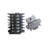 Bornier double couche de type carte Tend TBD-10/TBDN-10, connexion par boulon, contacts en cuivre, 10A max, protection contre les ampères continus