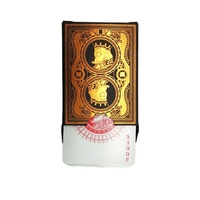 Cartes de jeu en plastique Dimonte personnalisées en gros, avec coins arrondis, imprimées, imperméables, transparentes en PVC, pour le Koweït