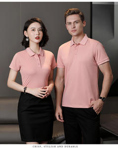 Polo de Golf Personalizado con Logo Bordado Barbero Peluquería Uniforme Manga Corta Polo Camiseta Algodón Polo Camisas Para Hombres - Product Image 6