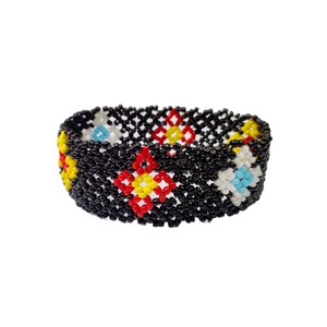 <span class=keywords><strong>Pulsera</strong></span> elástica hecha a mano con decoración de estilo étnico; <span class=keywords><strong>pulsera</strong></span> elástica Bohemia - Product Image 5
