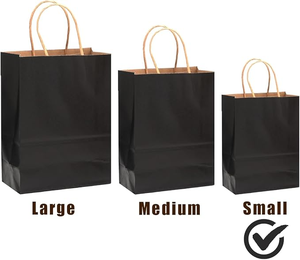 Custom Kraft Eco-Friendly Disposable Biodegradable Take Away Food Paper <b>Bags</b> for Restaurants Bar Western Food Carryout - Product Image 4