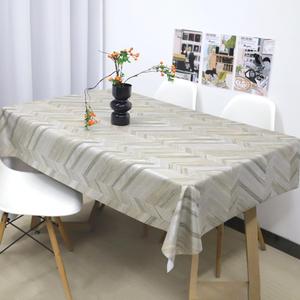 Nặng PVC Vinyl Khăn Trải Bàn Vuông Và Hình Chữ Nhật Bàn Ăn Nhựa Bìa Rõ Ràng Vuông Bảng Bìa - Product Image 1