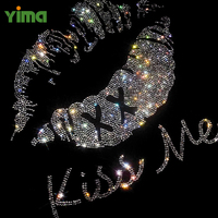 Lettres brillantes personnalisées en applique, strass étincelants, thermocollants, lavables pour vêtements, sacs et chaussures