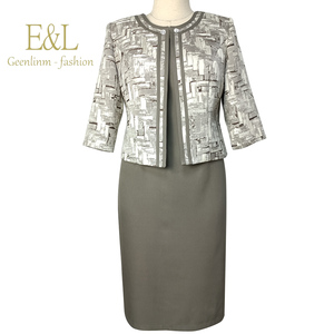 Costume de tailleur pour femme grande taille de qualité supérieure pour le bureau, idéal pour l'été - Product Image 4