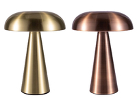 Lampe décorative en forme de champignon, alimentée par courant alternatif, LED, commande tactile, petite veilleuse avec batterie incluse