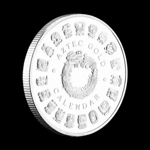 Gümüş kaplama Maya takvim sikke Maya uygarlık hatıra sikke tahsil hatıra madalya sanat dekorasyon için - Product Image 3