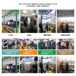 Functional Hinge B023 Carbon Steel Foldable Furniture Hardware For <b>Sofa</b> Bed Backrest Adjustment - Product Image 3