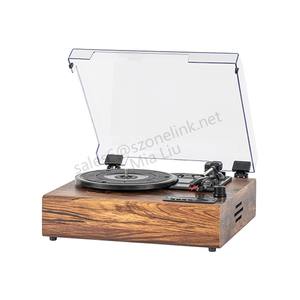 Meilleure vente : tourne-disque vintage en bois 3 vitesses avec <span class=keywords><strong>Bluetooth</strong></span>, encodage USB/TF et fonction d'enregistrement MP3 - Product Image 6
